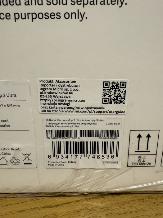 Stacja ładująca Mi Robot Vacuum-Mop 2 Ultra Auto-empty station