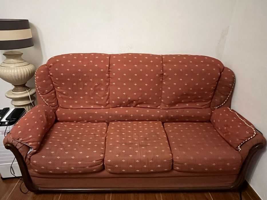 Conjunto de 3 sofás para doar