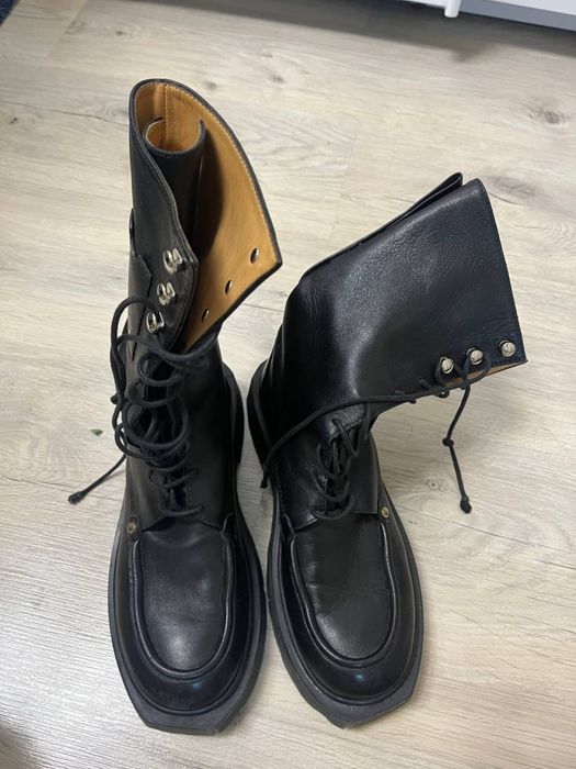 Off-White sponge combat boot Черевики