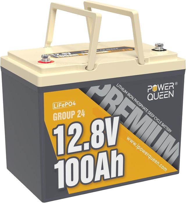 LiFePo4 Premium PowerQueen 12v 100Ah до 15000 циклов разряда 10 лет