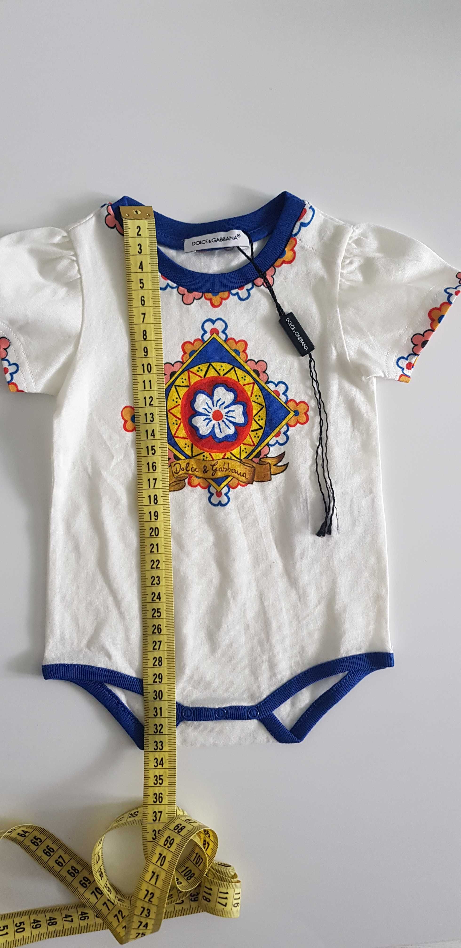 Nowe Oryginalne Body niemowlęce Dolce&Gabbana rozm.3-6miesięcy