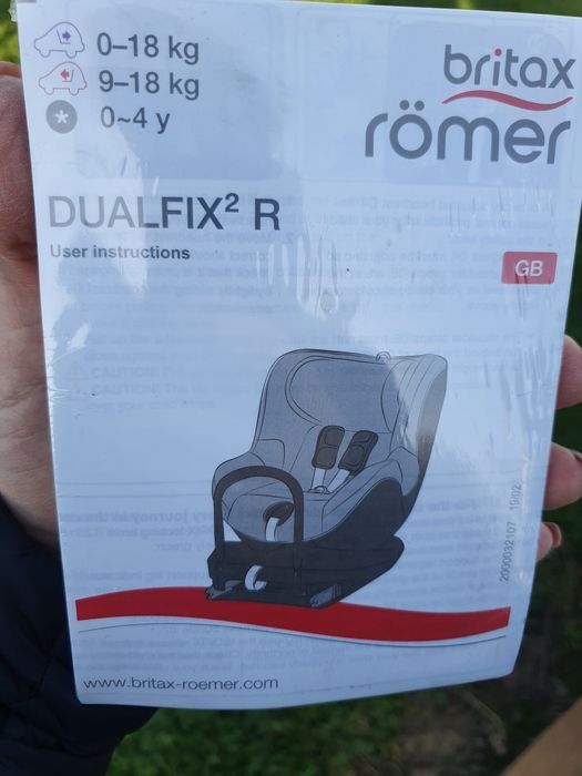 Fotelik 0-18kg Britax Romer dualfixR obrotowy