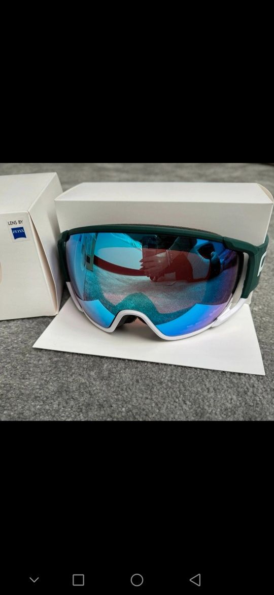 Gogle narciarskie POC Zonula Clarity Comp Moldanite Green