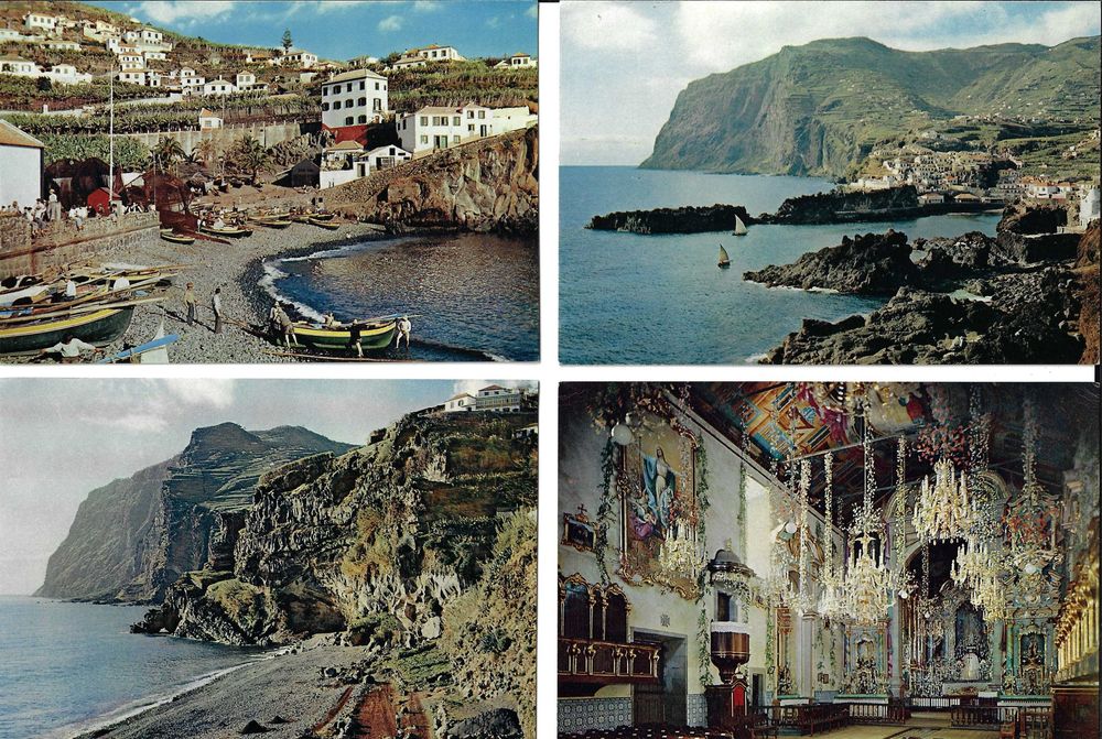 Madeira - 4 Postais J Arthur Dickson