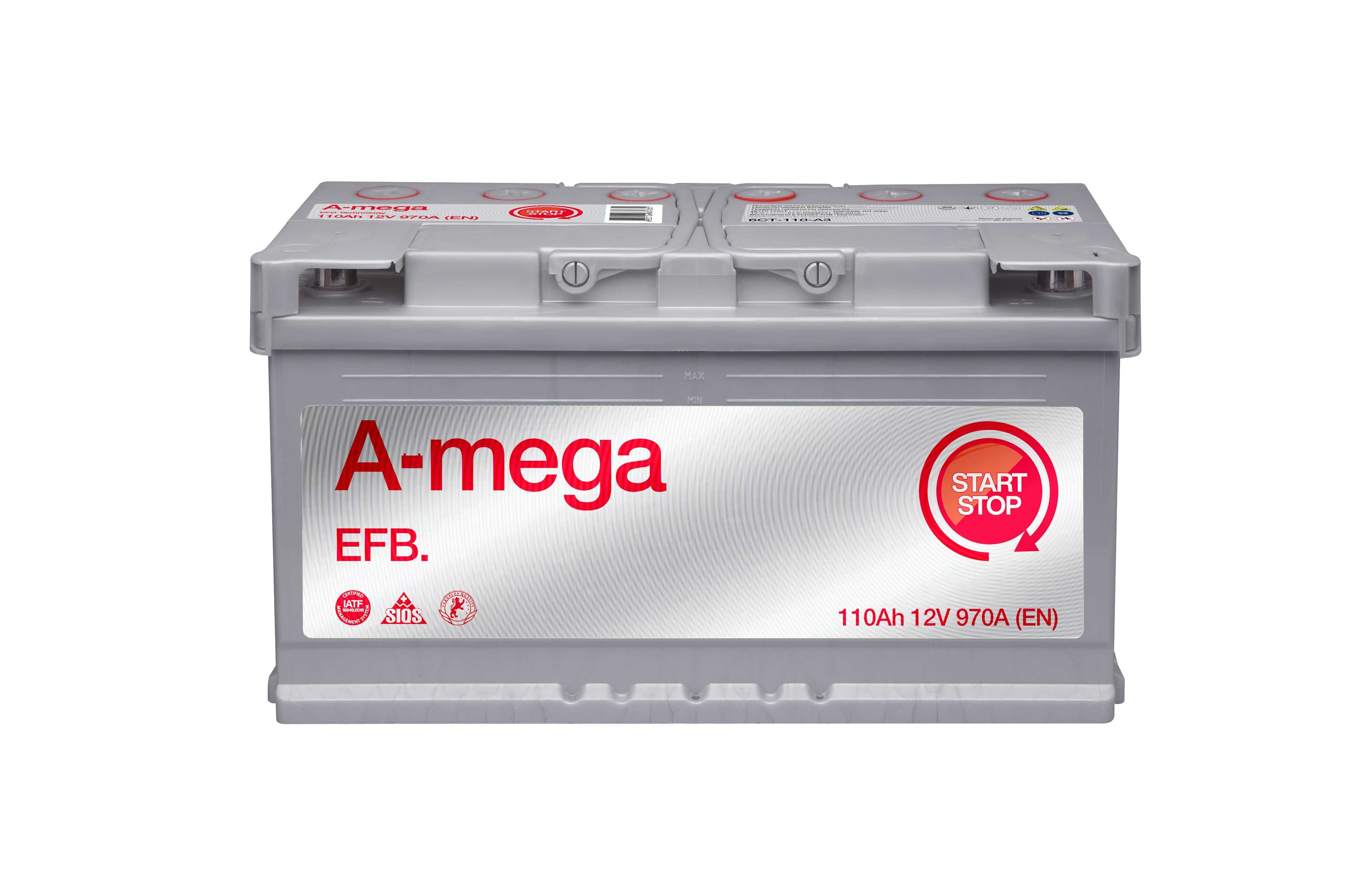 Akumulator Amega EFB START STOP 110 95 Ah 970 A + GRATIS ZA 50ZŁ