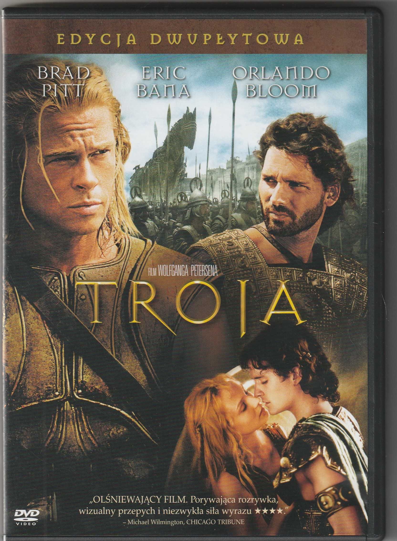 Troja specjalna edycja dwupłytowa Brad Pitt DVD