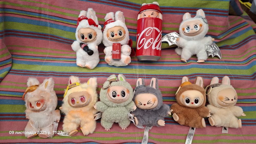 Лабубу лабубу labubu лапупу мягкий брелок тік ток 1,2 і 3 сезон