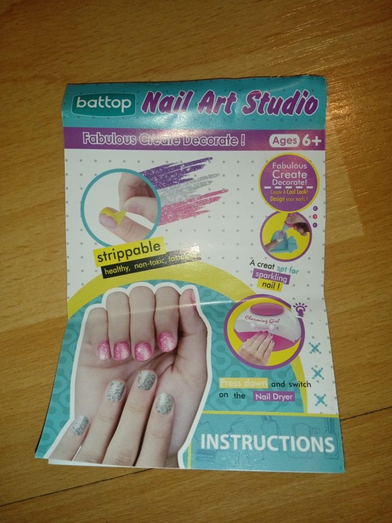 Zestaw do manicure dla dzieci Nail Art Studio