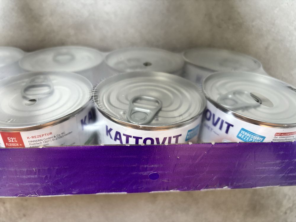 Kattovit Feline Diet Nerki/Renal Indyk 12x185 g