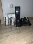 Xbox 360 slim 250gb 2 pady 19 gier!