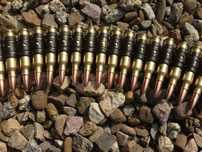Pas bullet belt z nabojami, punk rock metal oi