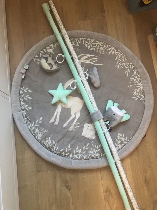 Mata niemowlęca edukacyjna Baby steps jelonki