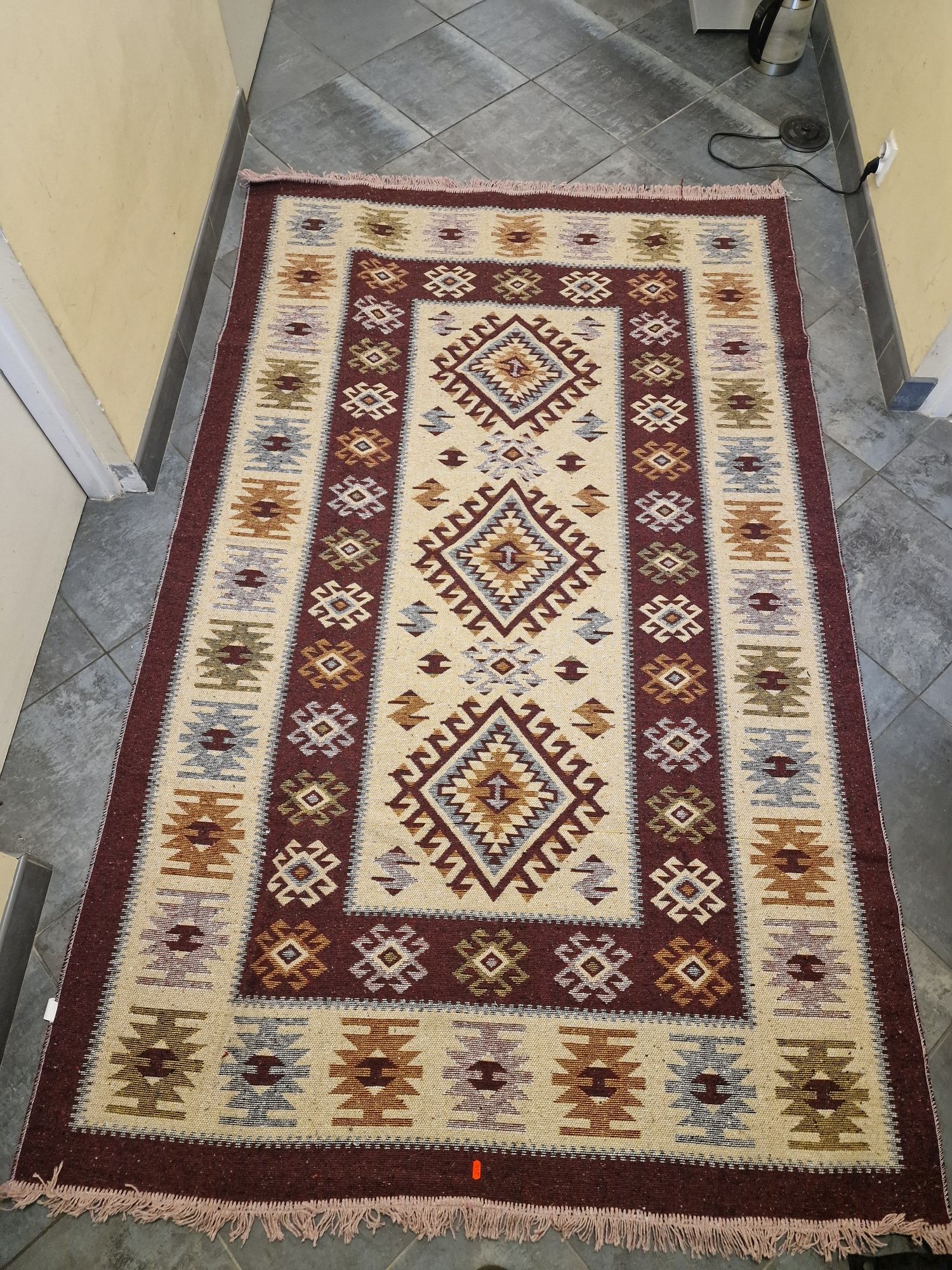 Bawełniany turecki  Kilim 160x250