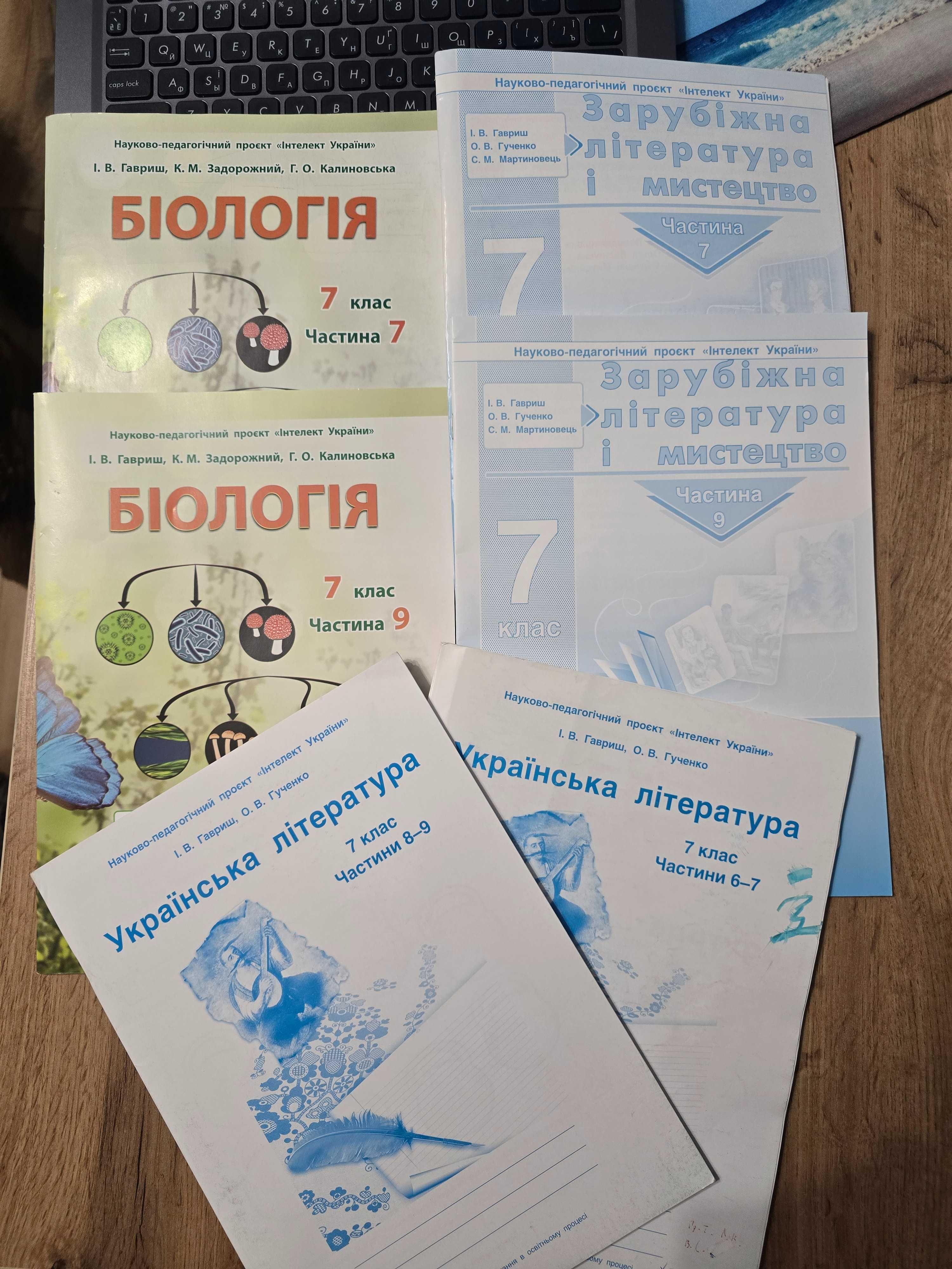 Інтелект України 7 клас,  довідники