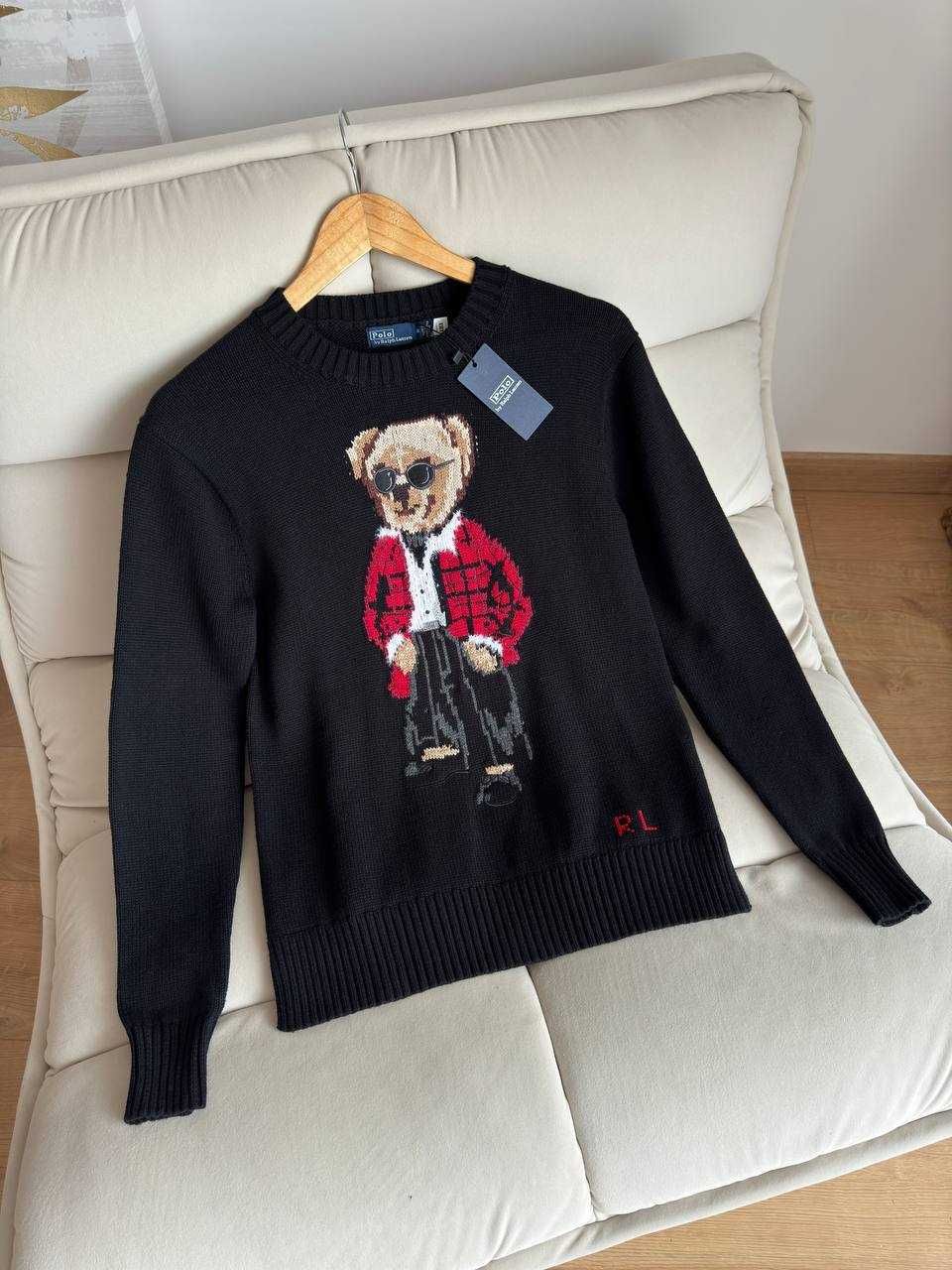 Hit Sweterki Ralph Lauren Misie Bear! Różne kolory i  modele XS S M L