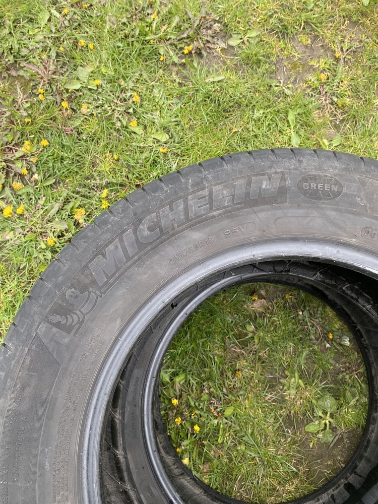 Dwie opony Michelin 215/60 R16 95V letnie