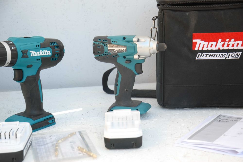 Zestaw wkrętarka + zakrętarka Makita 18 V