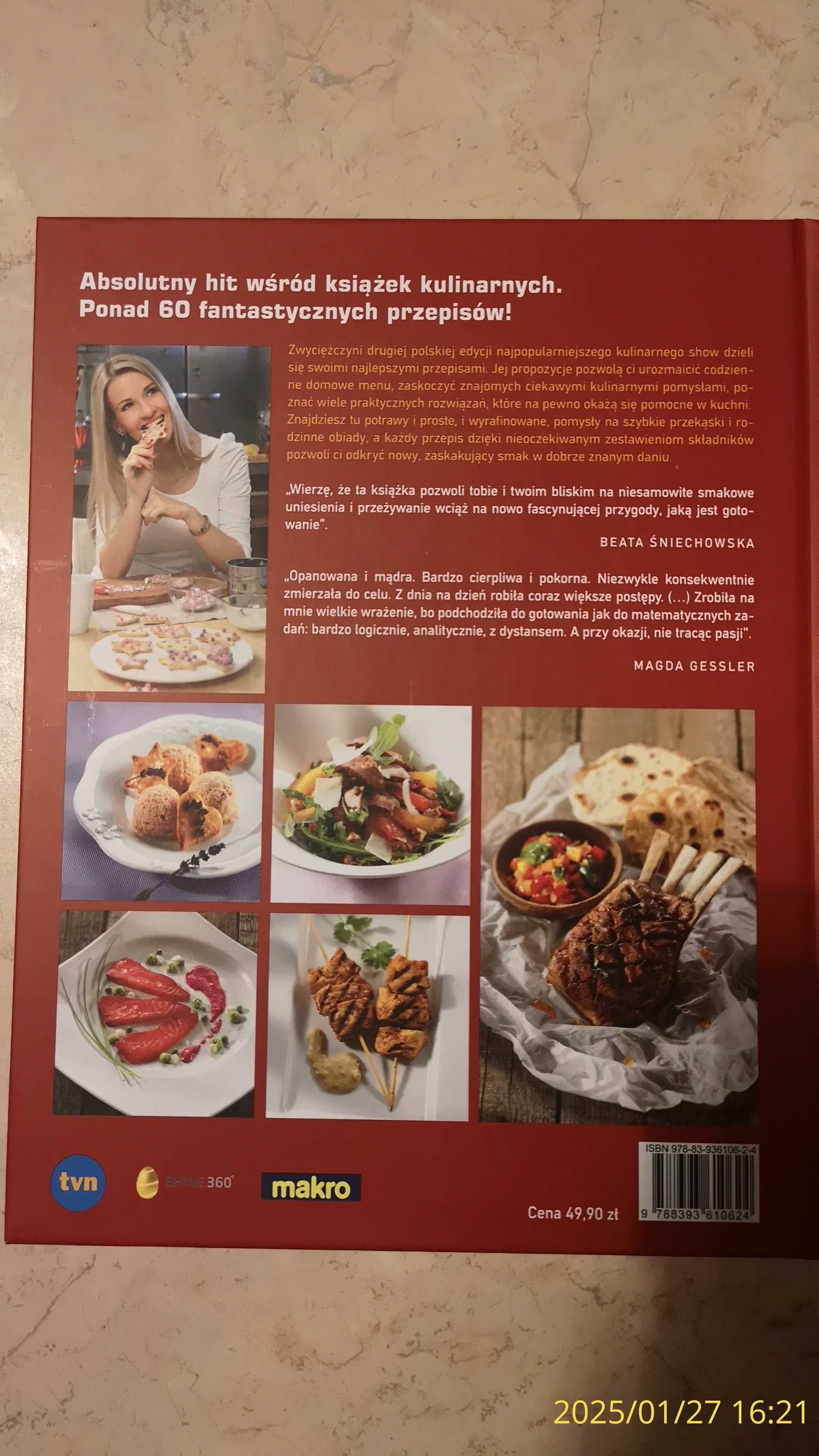 Nowa książka : Master Chef sezon 2. Beata Śniechowska. Smaki marzeń