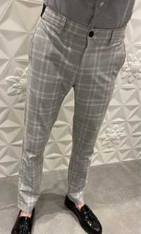 Zara Men - spodnie męskie w kratę