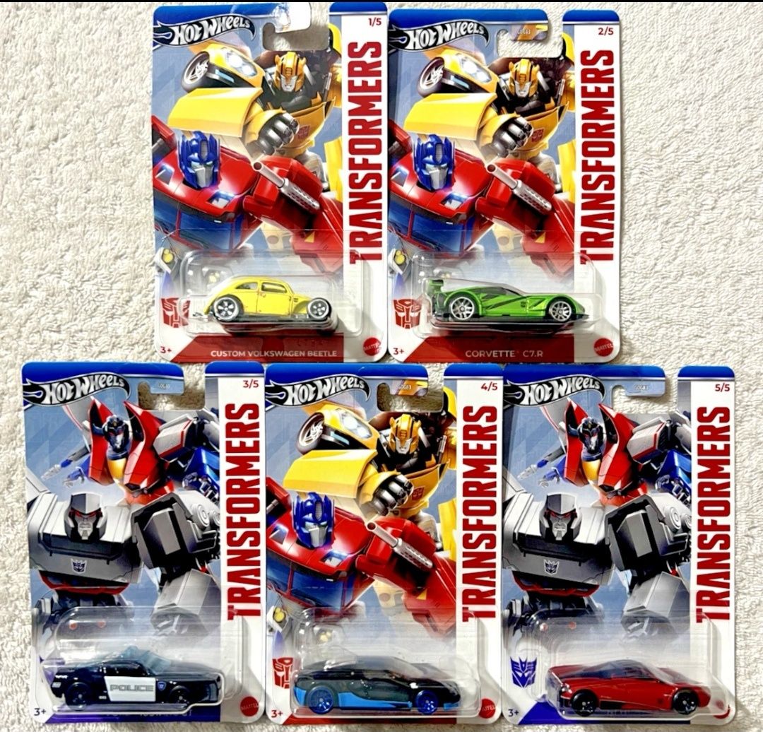 Set Completo Transformers Hot Wheels