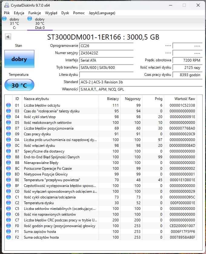 Dysk HDD Seagate Desktop HDD 3TB ST3000DM001