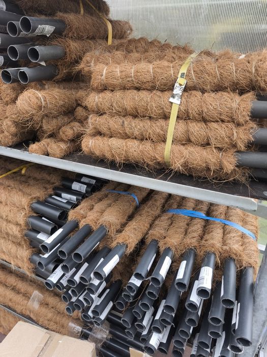 Paliki kokosowe podpory do roślin. Nowe, różne rozmiary, dobra jakość.