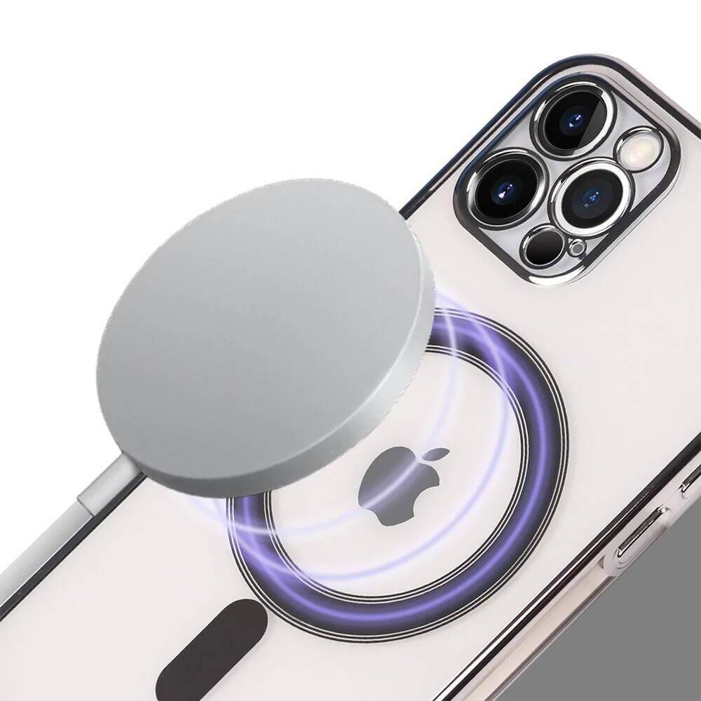 Etui do iPhone 13 MagSafe Case z osłoną aparatu fioletowe