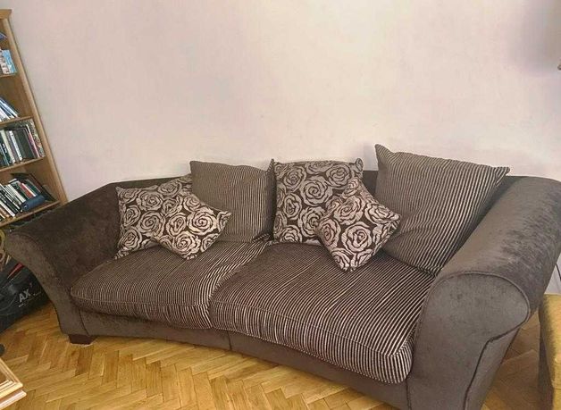 Sofa + fotel uszak + pufa - Firmy  Vinotti