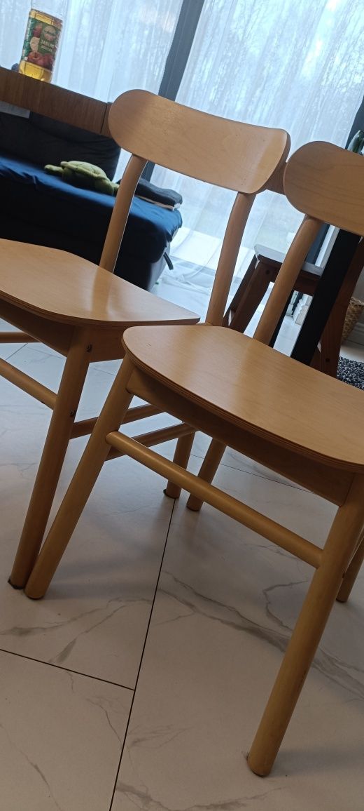 Ronninge Brzoza IKEA 2 szt krzesło do jadalni