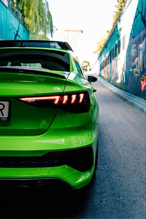 Wypożyczalnia samochodów Audi RS3 wynajem rent a CAR auto do ślubu