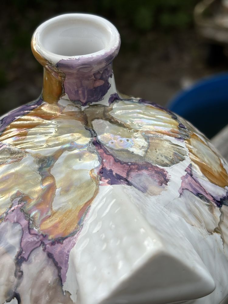 Podgrzewacz grzybek chatka kominek ceramiczny