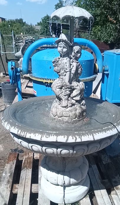 Фонтан садовий фонтан з бетону садові фігури