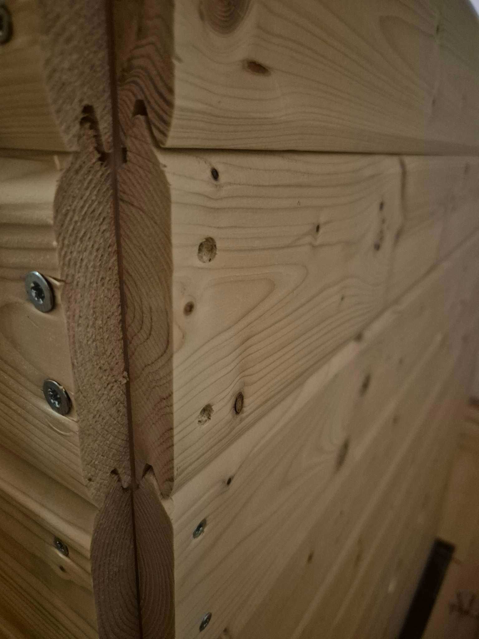 Sauna FIŃSKA ogrodowa na zewnatrz Karibu z DREWNA piec 230V zewnętrzna