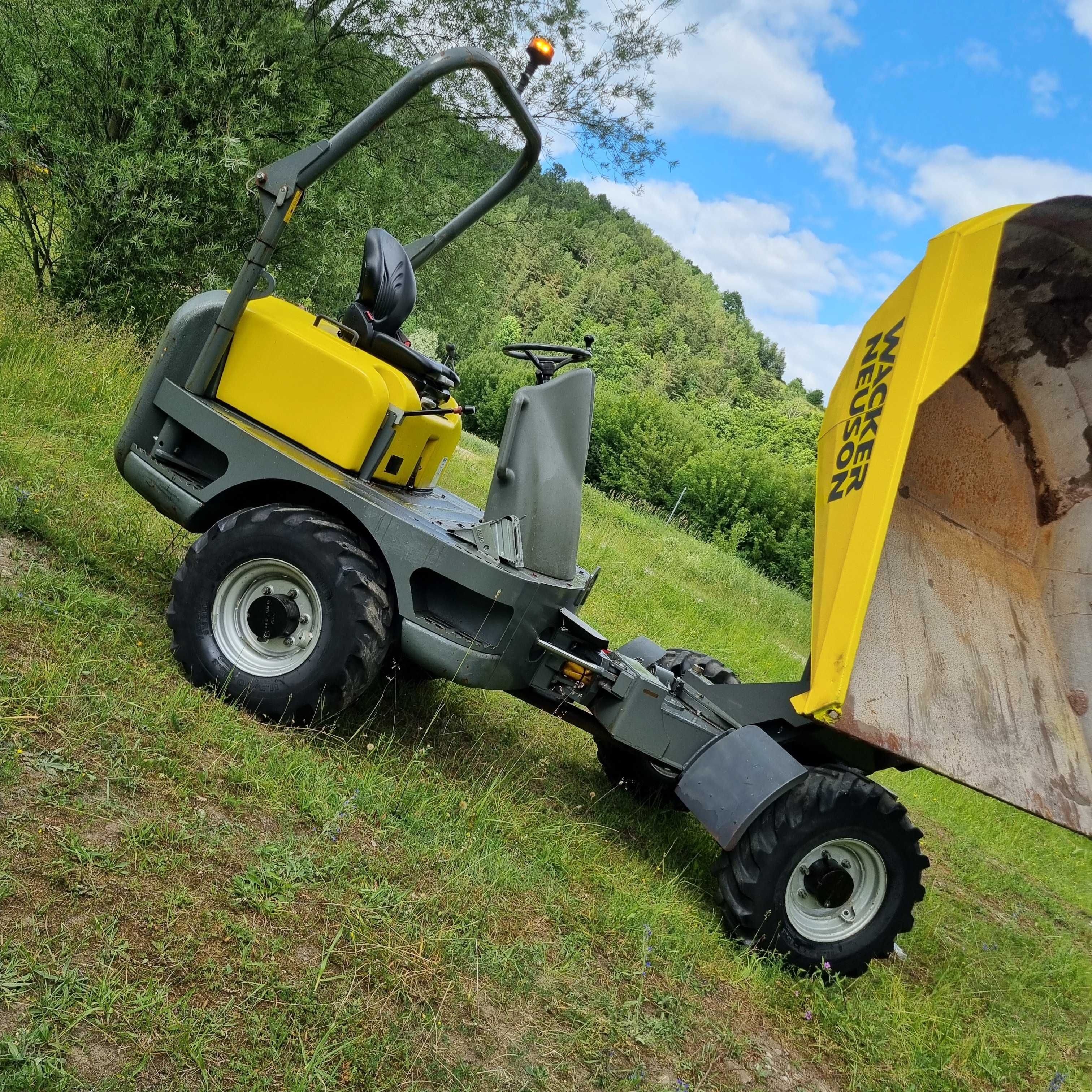 Wozidło 4t Wacker Neuson 4001 z Norwegii 2100mt 4x4+KIPER+OBRÓT 2017r