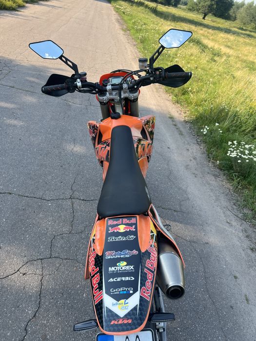 KTM 250 EXC F Racing Motard На доках Supermoto Akrapovic