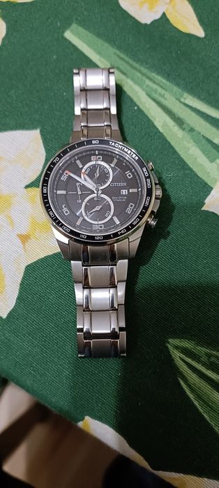 ! Citizen  Eco drive titanium + box . pilne ! 95 gram.jak nowy.