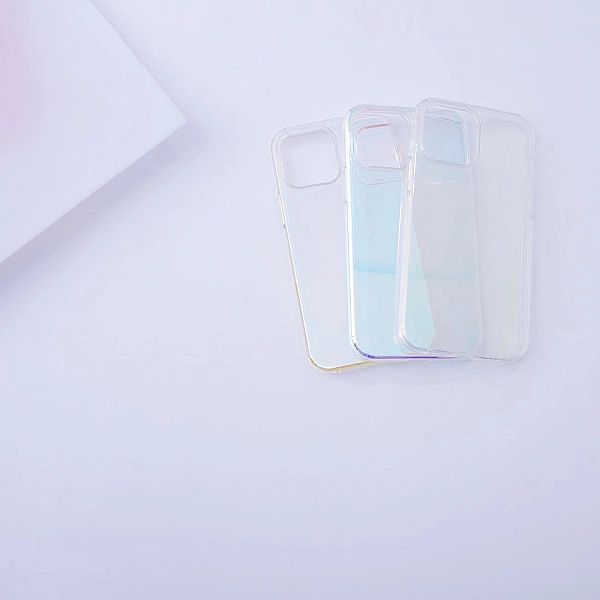 Aurora Case etui do iPhone 12 Pro Max żelowy neonowy pokrowiec złoty