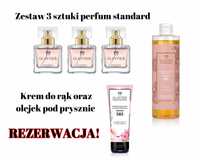 Zestaw perfum 3 sztuki + krem + olejek REZERWACJA!!