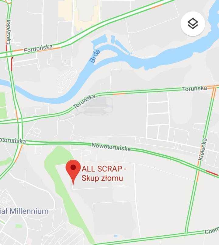 SKUP ZŁOMU stalowego i metali kolorowych "ALL SCRAP" Bydgoszcz