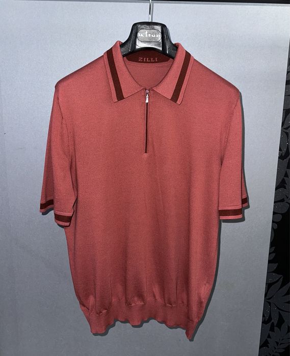 Шелковая поло Zilli