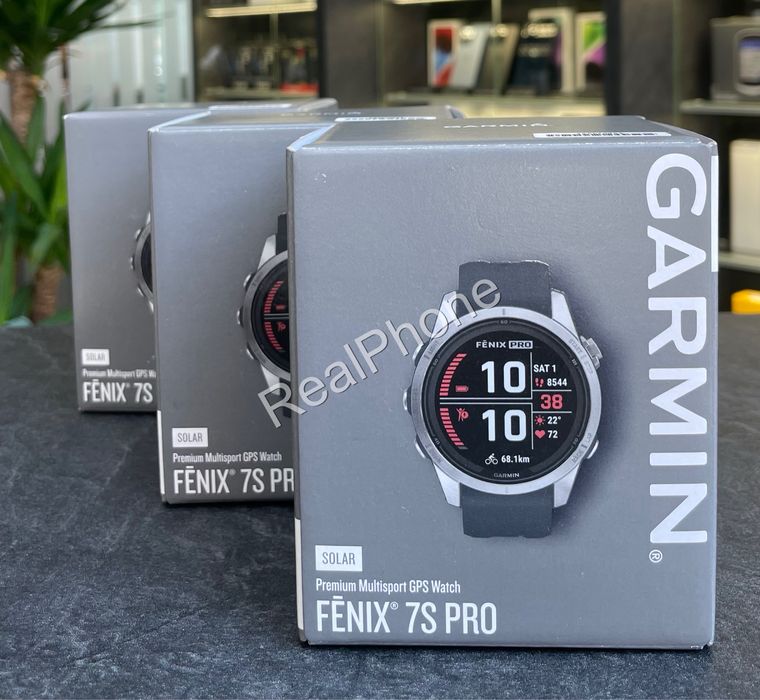 Garmin Fenix 7S Pro Solar Silver