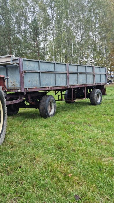 Autosan d616 P4 przyczepa rolnicza sztywna platforma do bel laweta
