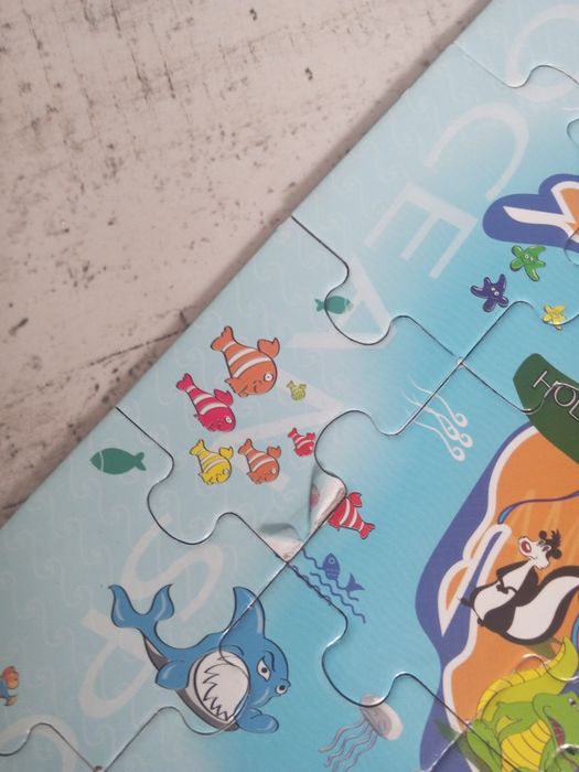 Puzzle Mapa Świata Puzzle Małego Bystrzak Bajka układanka 5+ dziecko g