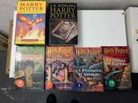 Livros Harry Potter em português. Harry Potter books (in English)