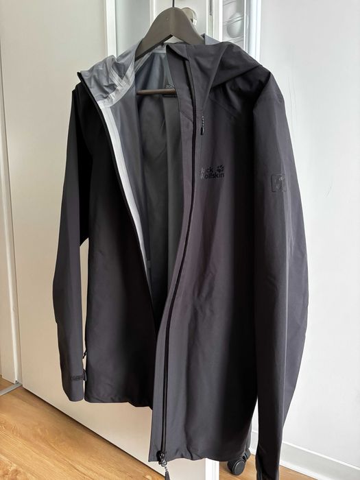 Kurtka przeciwdeszczowa Jack Wolfskin HIGHEST PEAK rozm. M szara