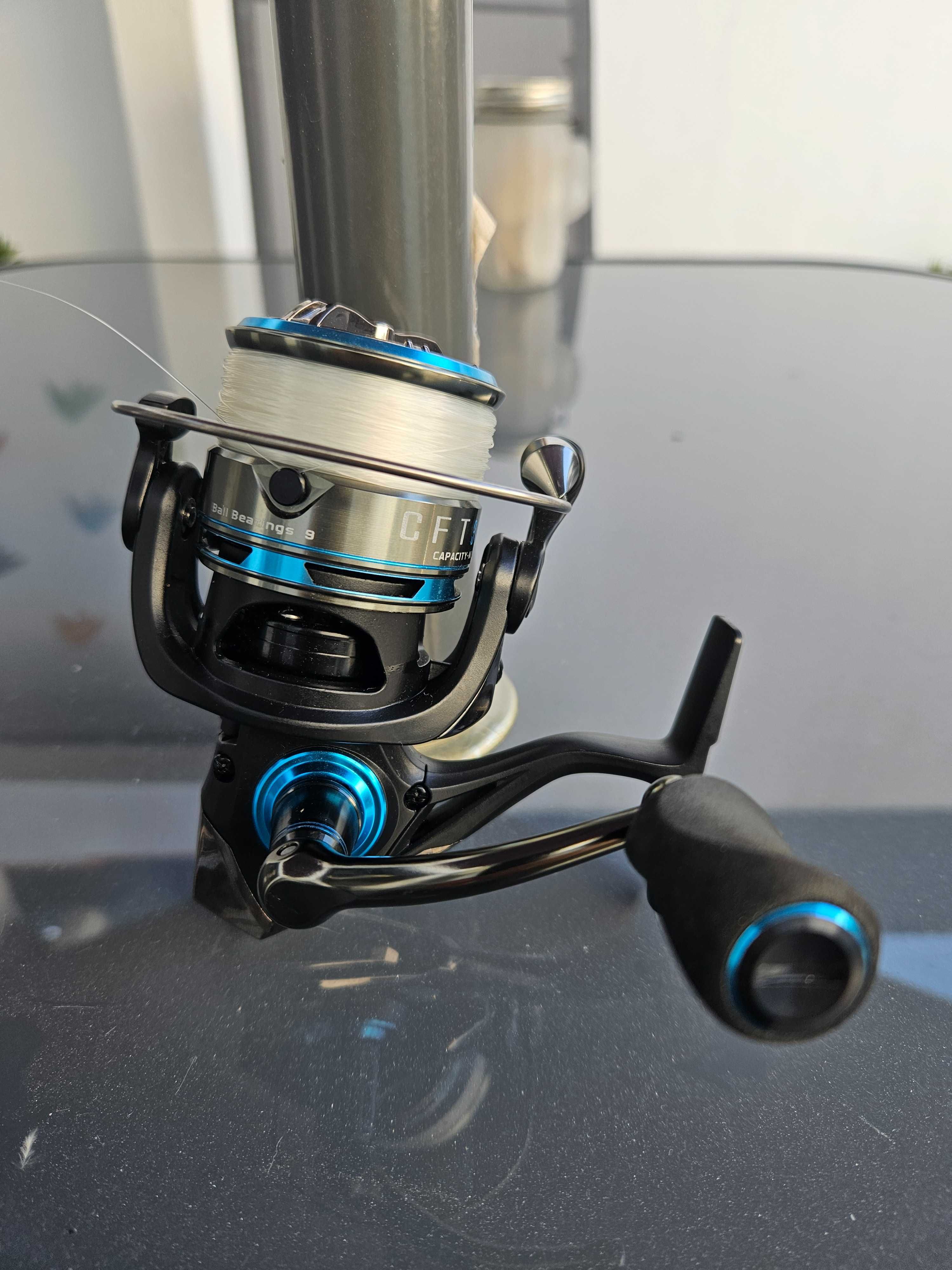 Conjuntos cana/carreto de pesca ao achigã