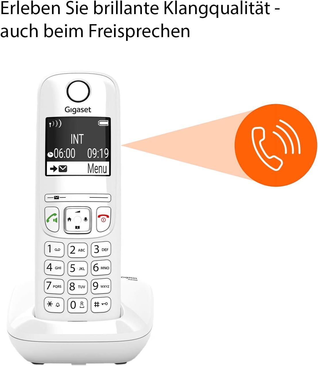 Gigaset AS690 Telefon bezprzewodowy bez automatycznej sekretarki