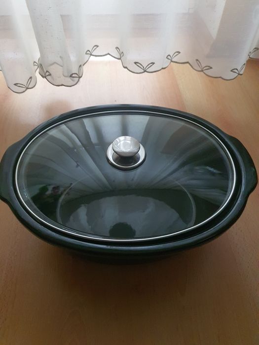Duża gęsiarka ceramiczna do mięsa, chleba itp.