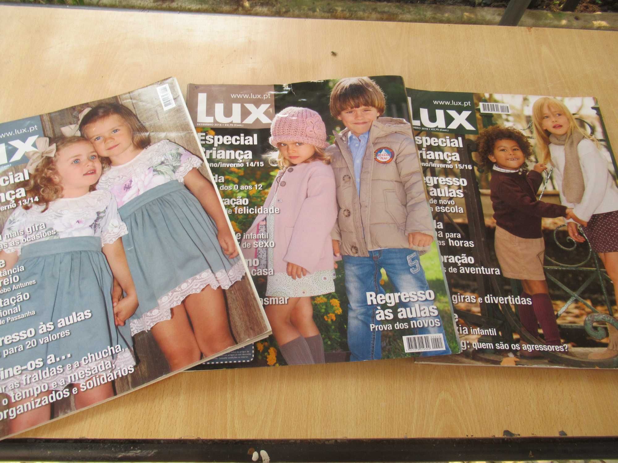 Lote de 10 Revistas Lux Especial Criança