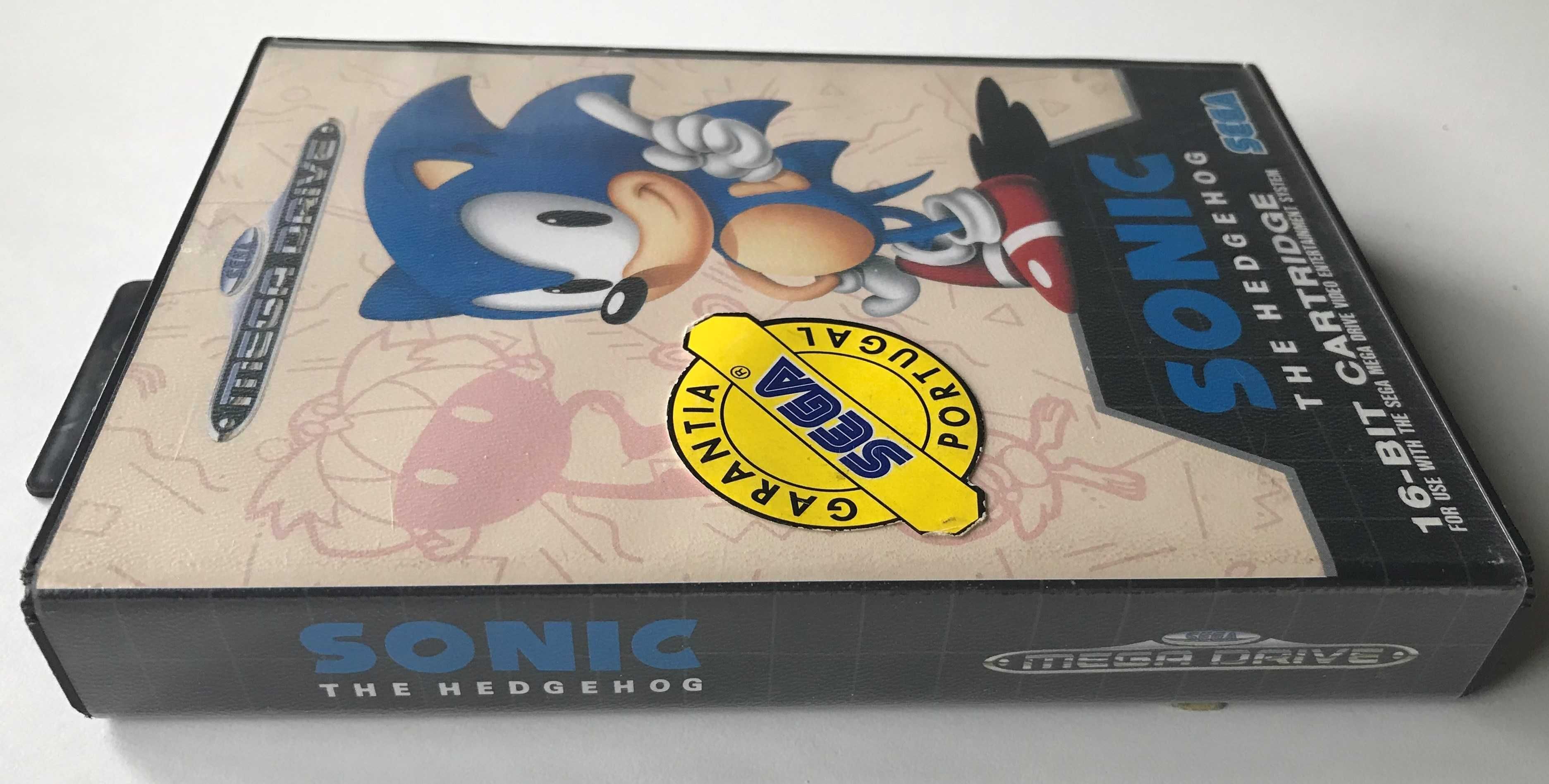 Jogo SEGA MEGADRIVE "SONIC The Hedgehog " Original c/ Manual / 1991